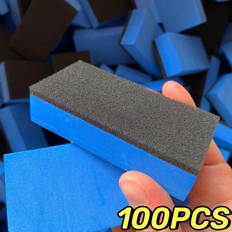 Car Cleaning Brush - 100PCS Car Glass Nano Wax Coat