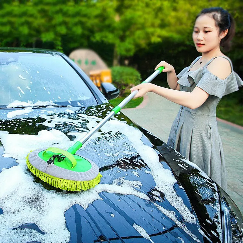 Car Cleaning Brush - Car Cleaning Brush Telescopic Long Handle