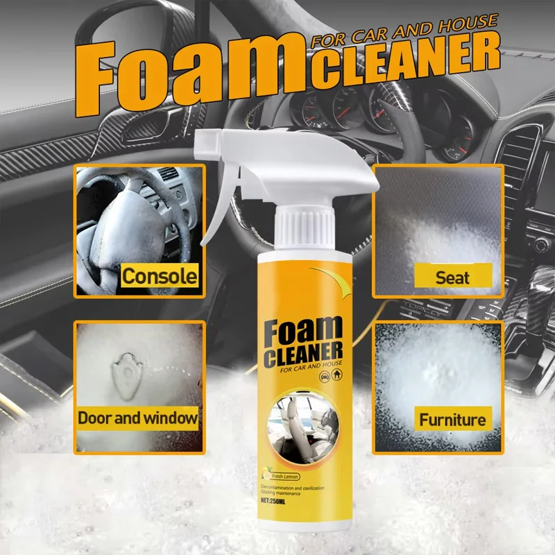 Leather Cleaner Interior - 1/3pcs-30/100ml Multi-Purpose Foam Cleaner Leather Seat