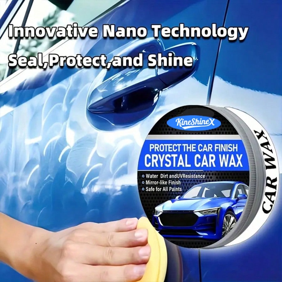 Carnauba Wax Car Polish Cerami - Wax Applicator Pad review and price