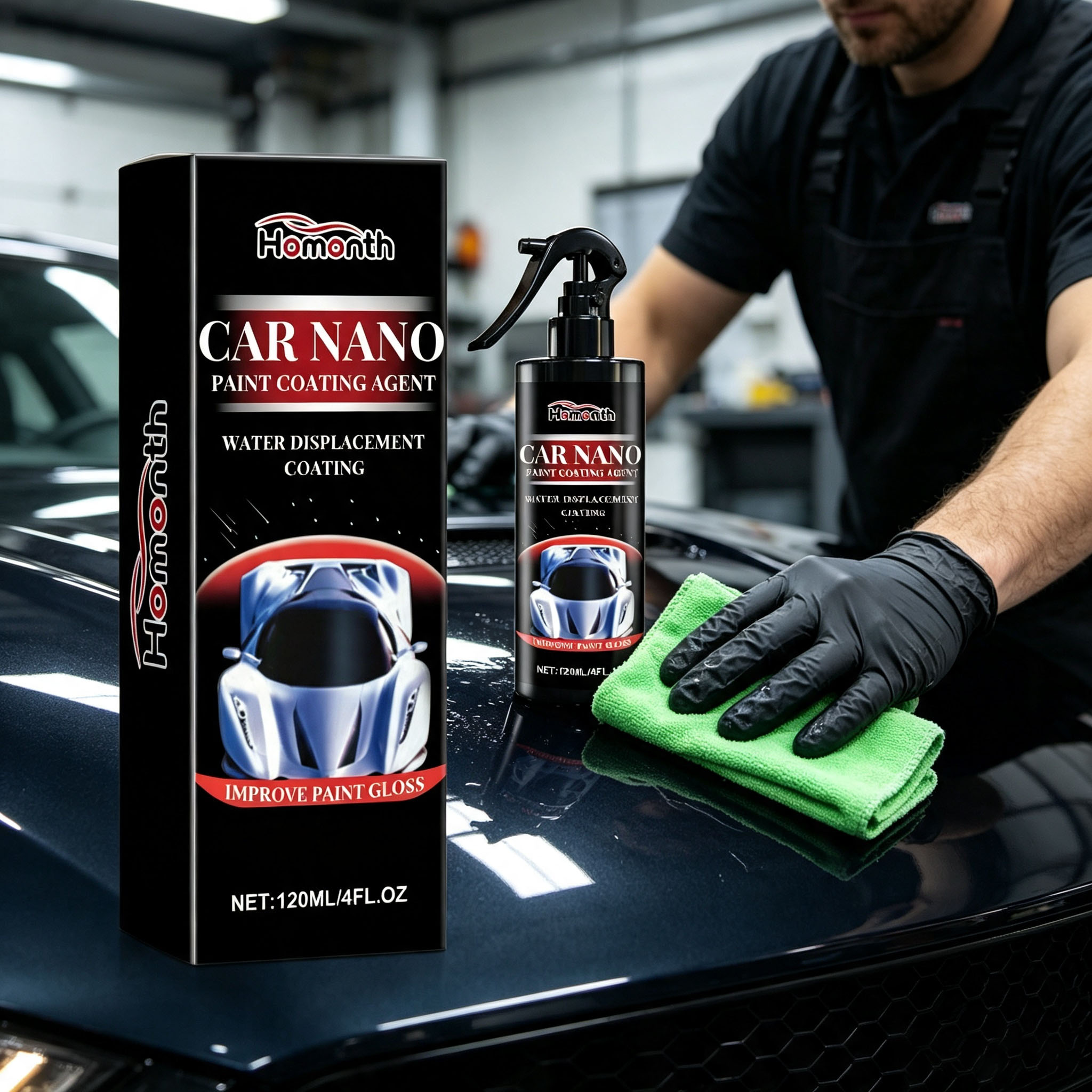 Homonth Car Nano Coating Spray - Car Wax Ceramic Coating review and price
