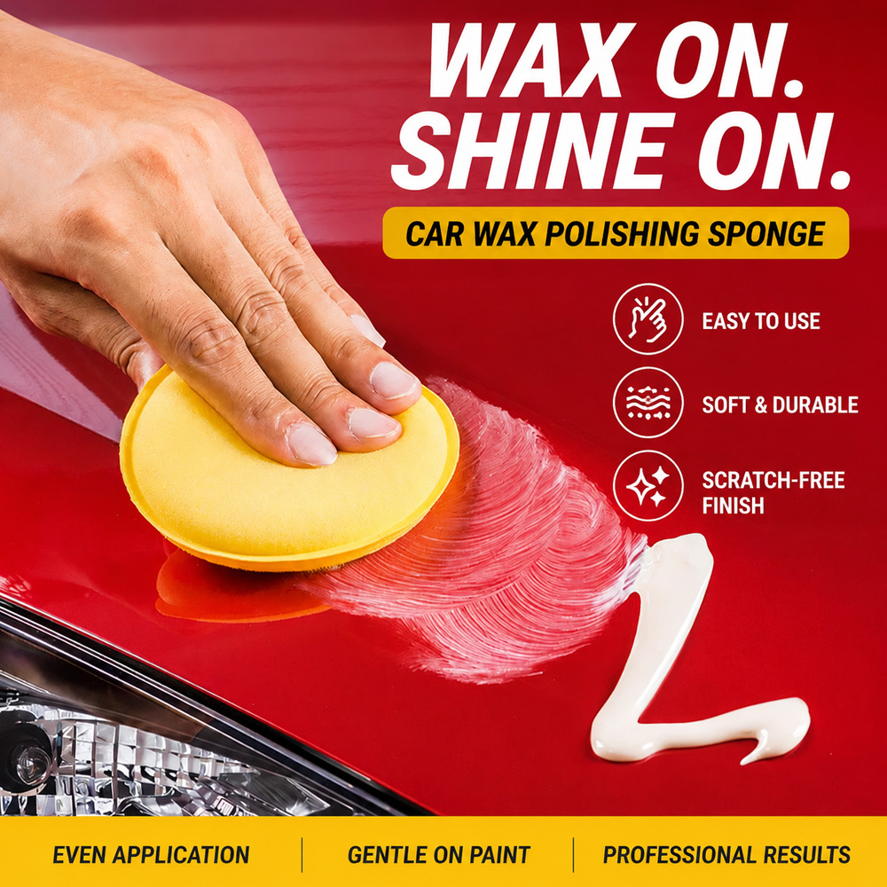 12Pcs Reusable Yellow Round Po - Wax Applicator Pad review and price
