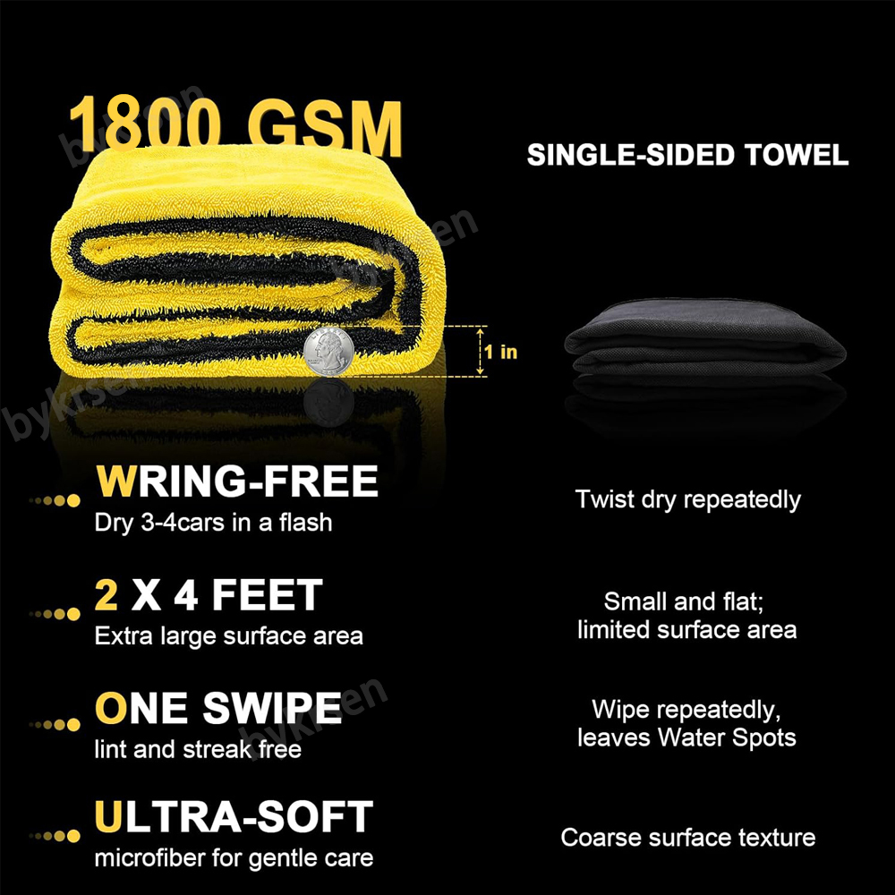 1800GSM Oversized Microfiber C - Microfiber Towel Detailing review and price